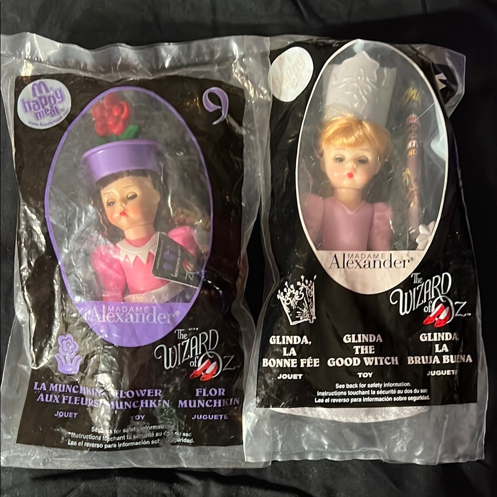 Madame Alexander Wizard of Oz Dolls - Purple and Pink